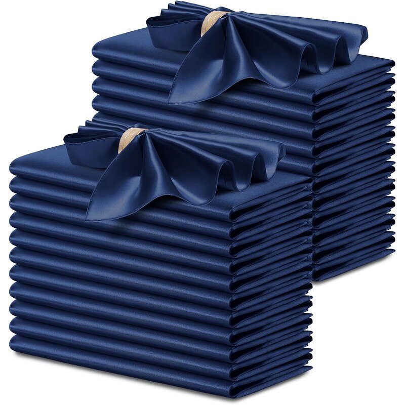 Silky Napkins Manufacturer - OEM 17 Inch Handmade Solid Color Tableware