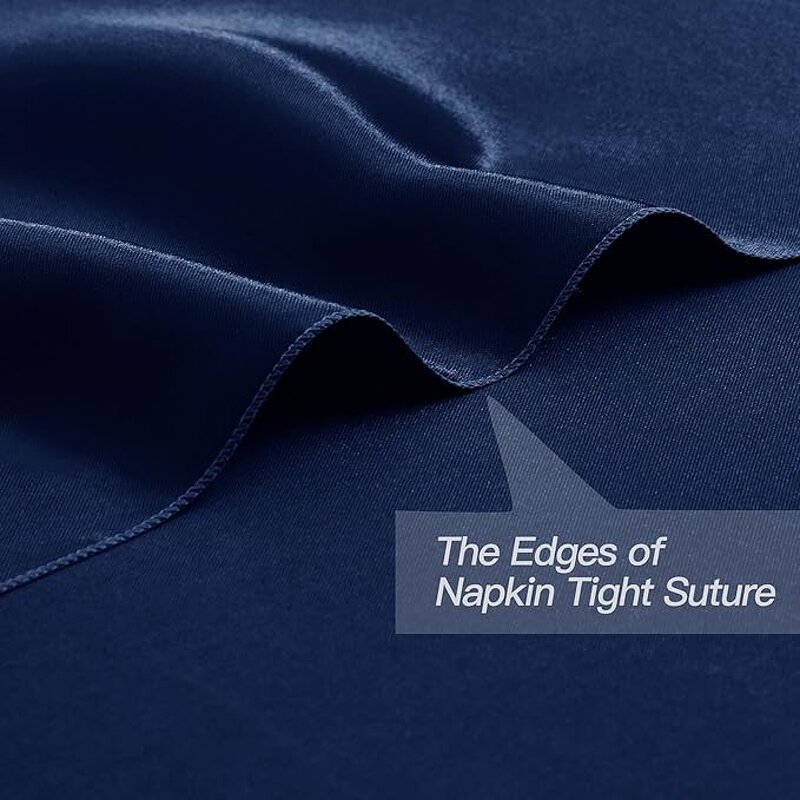 Silky Napkins Manufacturer - OEM 17 Inch Handmade Solid Color Tableware