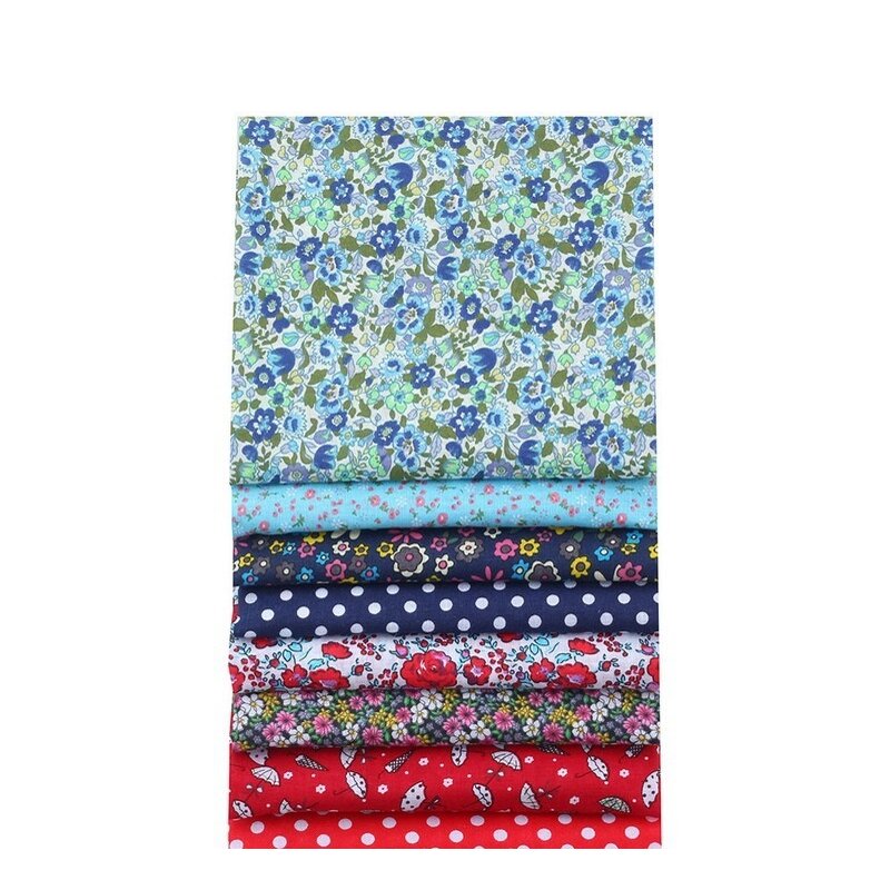 Floral Fabric Factory - OEM 8pcs Cotton Craft Sewing Squares