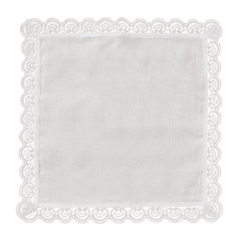 Lace Handkerchief Factory - OEM Vintage 100% Cotton Wedding Hankies