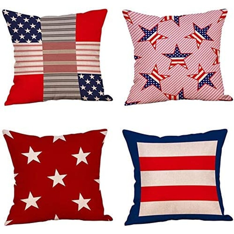 Patriotic Fabric Supplier - OEM 7pcs Cotton Twill Quilting Squares