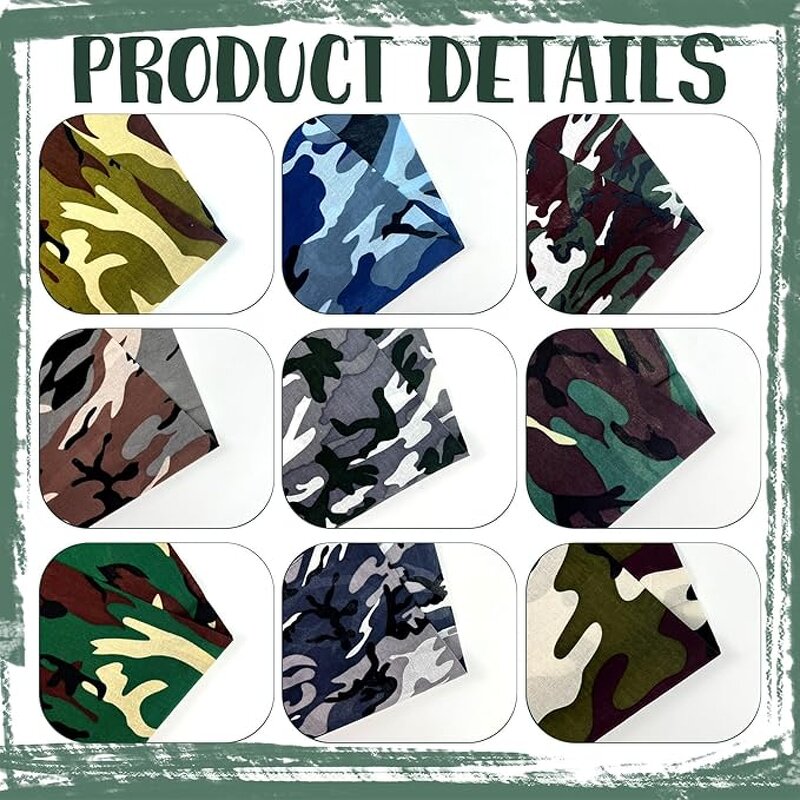 Camouflage Bandana Supplier - OEM Wholesale Multifunctional Cotton Scarf