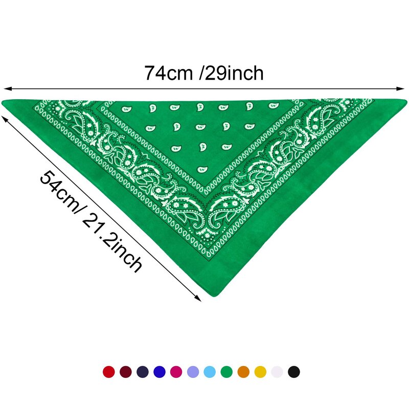 Cotton Bandana Supplier - OEM Wholesale Printed Square Cowboy Scarf