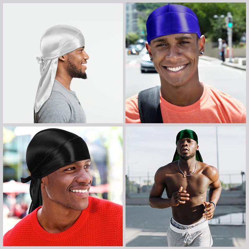 Hip Hop Durag Factory - OEM Wholesale Satin Silk Long Tail Headwear