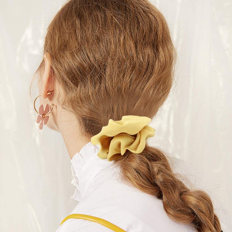 Floral Scrunchies Manufacturer - OEM 20pcs Ponytail Holder Hairbands
