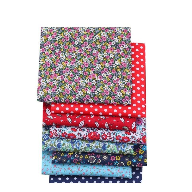 Floral Fabric Factory - OEM 8pcs Cotton Craft Sewing Squares