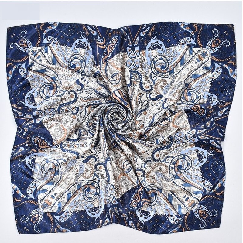 Paisley Scarf Factory - OEM 35in Ethnic Style Satin Headscarf