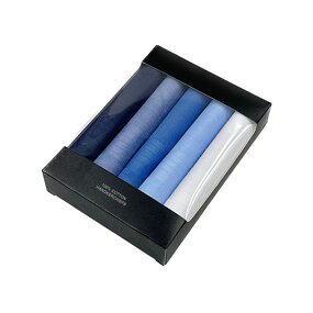 Mens Handkerchief Manufacturer - OEM 5 Pack Soft Cotton Pocket Squares