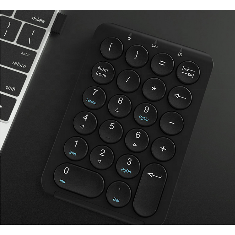 Wireless Numeric Keypad Manufacturer - OEM Portable Mini 2.4G USB Slim