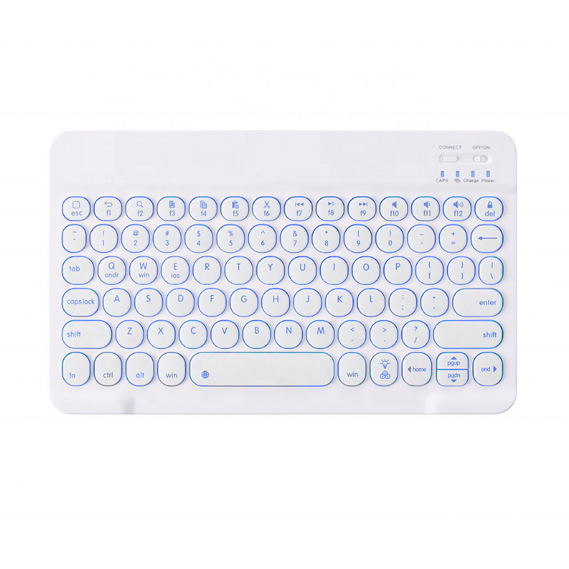 Wireless Keyboard Manufacturer - OEM Portable 7 Colors LED Backlit