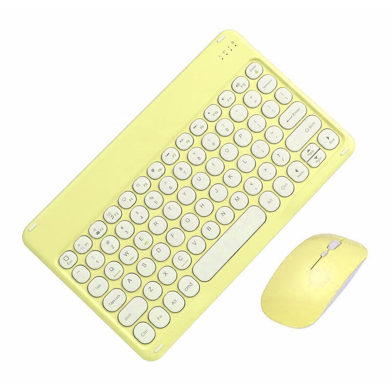 Keyboard Mouse Combo Factory - OEM Universal 10 Inch Bluetooth Retro