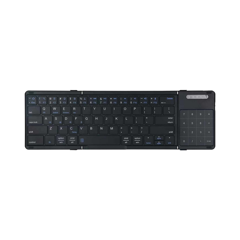 Foldable Keyboard Manufacturer - OEM Slim Wireless Touchpad PU Leather