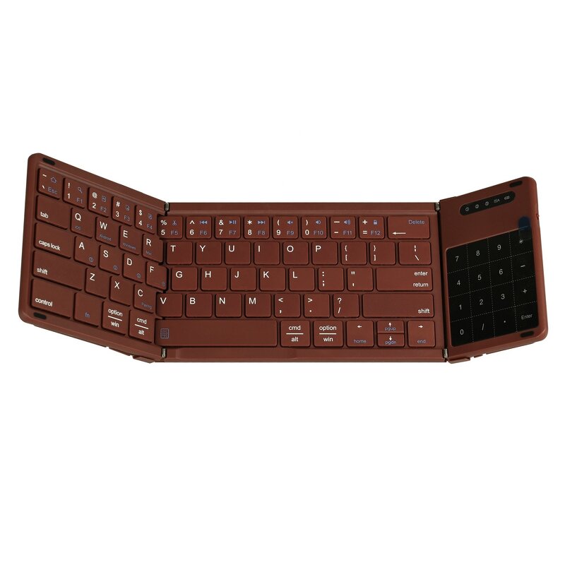 Wireless Keyboard Factory - OEM Hot Sell Touchpad Foldable Mini PU