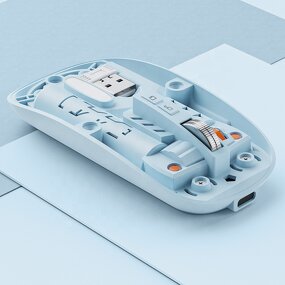 Wireless Mouse Factory - OEM Rechargeable Optical Transparent RGB