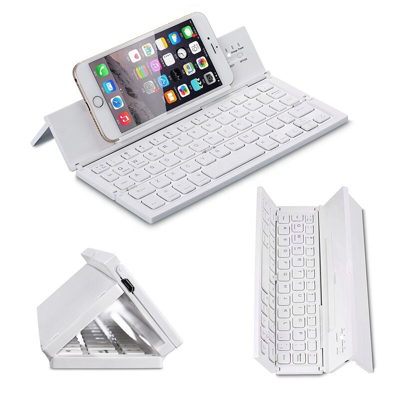 Folding Keyboard Manufacturer - OEM Mini Foldable Wireless with Kickstand