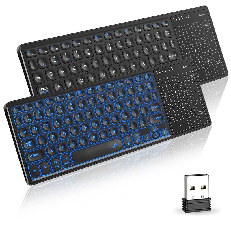 Wireless Keyboard Factory - OEM 2026 New Dual Mode LED Backlit RGB