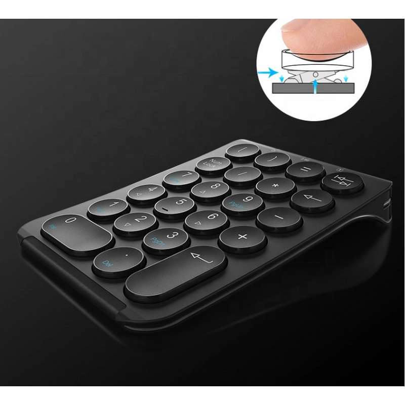Wireless Numeric Keypad Manufacturer - OEM Portable Mini 2.4G USB Slim