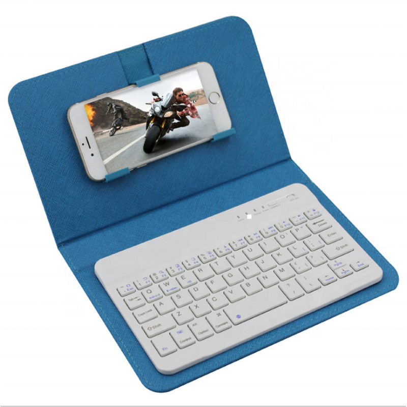Wireless Keyboard Manufacturer - OEM PU Leather case and Bluetooth