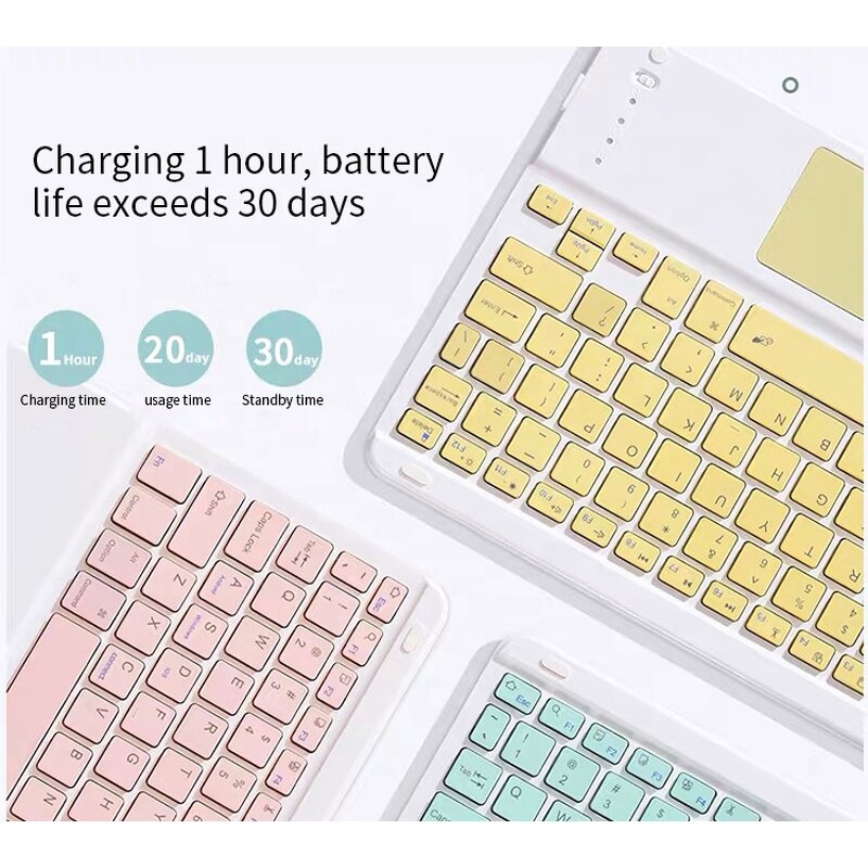 Bluetooth Keyboard Factory - OEM Custom Mini Portable 10.1 Inch Arabic