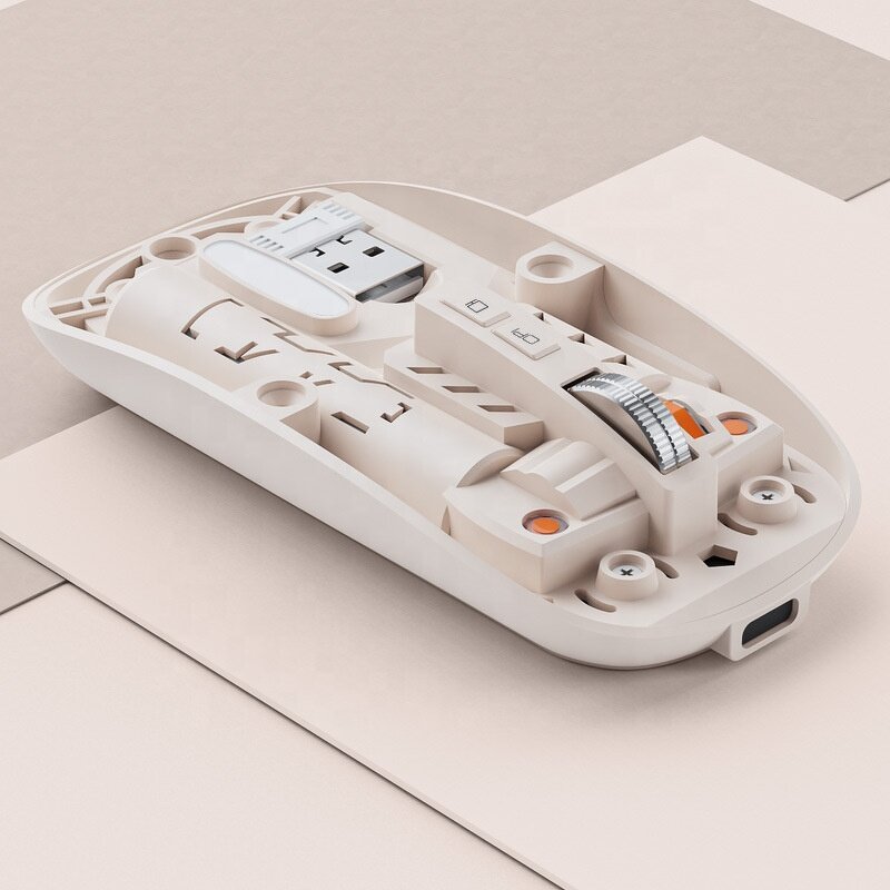 Wireless Mouse Factory - OEM Rechargeable Optical Transparent RGB