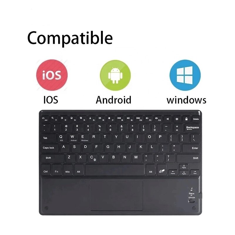 Bluetooth Keyboard Factory - OEM Custom Mini Portable 10.1 Inch Arabic