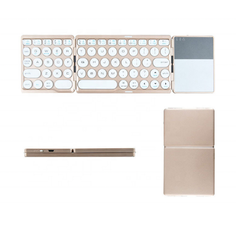 Folding Keyboard Factory - OEM Hot Slim Tri-fold Wireless Touchpad