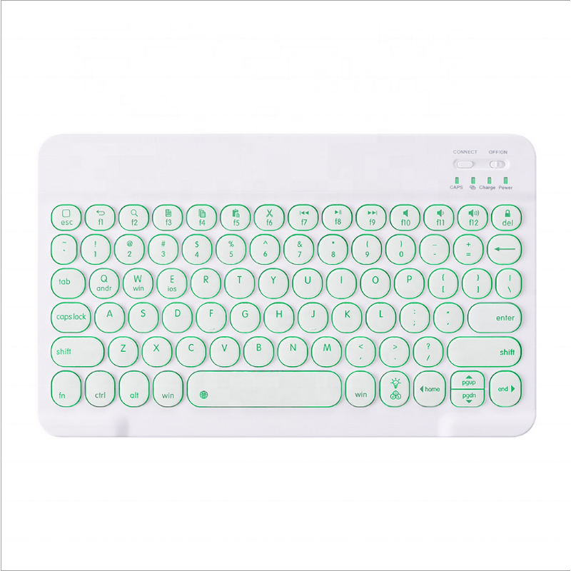 Wireless Keyboard Manufacturer - OEM Portable 7 Colors LED Backlit