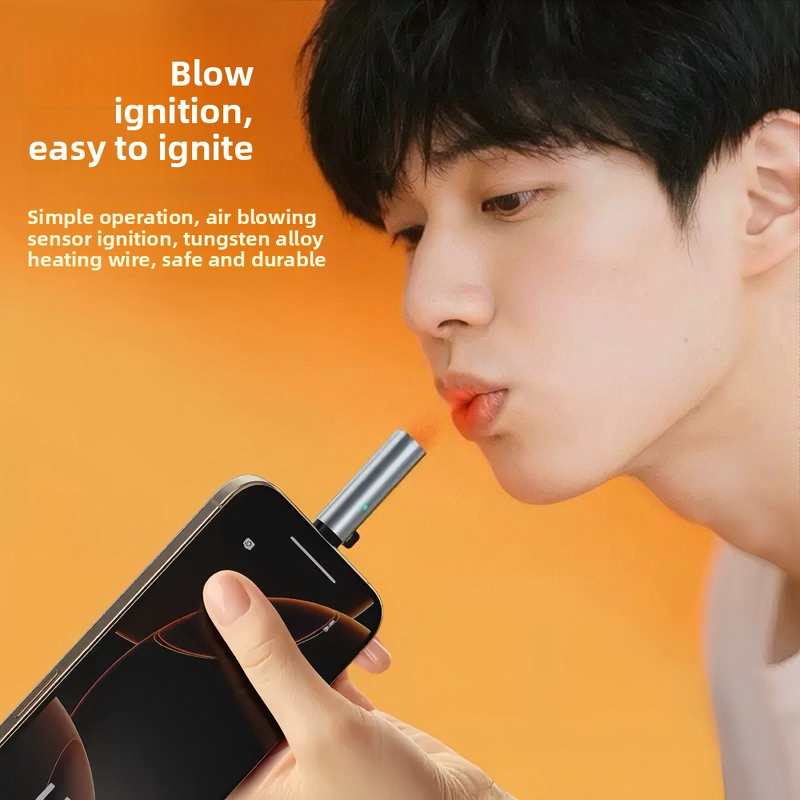 Electric Lighter Factory - OEM 2026 New Mini Pocket Type-c Zippo Style