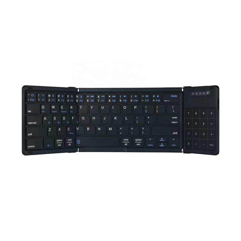 Wireless Keyboard Factory - OEM Hot Sell Touchpad Foldable Mini PU