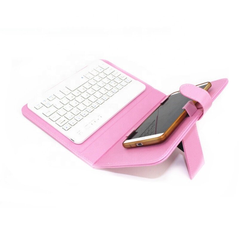 Wireless Keyboard Manufacturer - OEM PU Leather case and Bluetooth