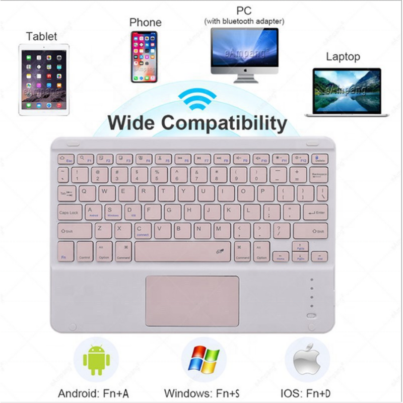 Bluetooth Keyboard Factory - OEM Custom Mini Portable 10.1 Inch Arabic