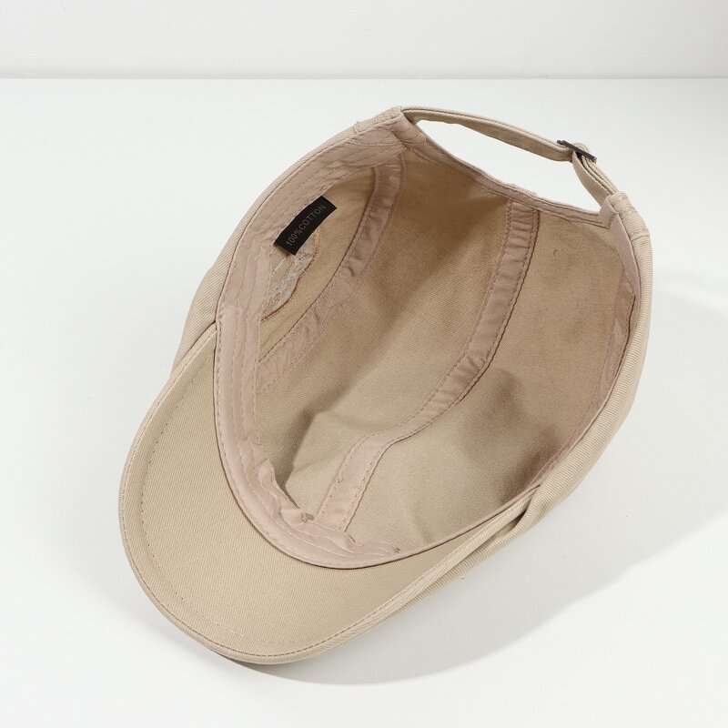 Beret Hat Factory - OEM Unisex Adult Custom Logo Sporty Designs Checkered