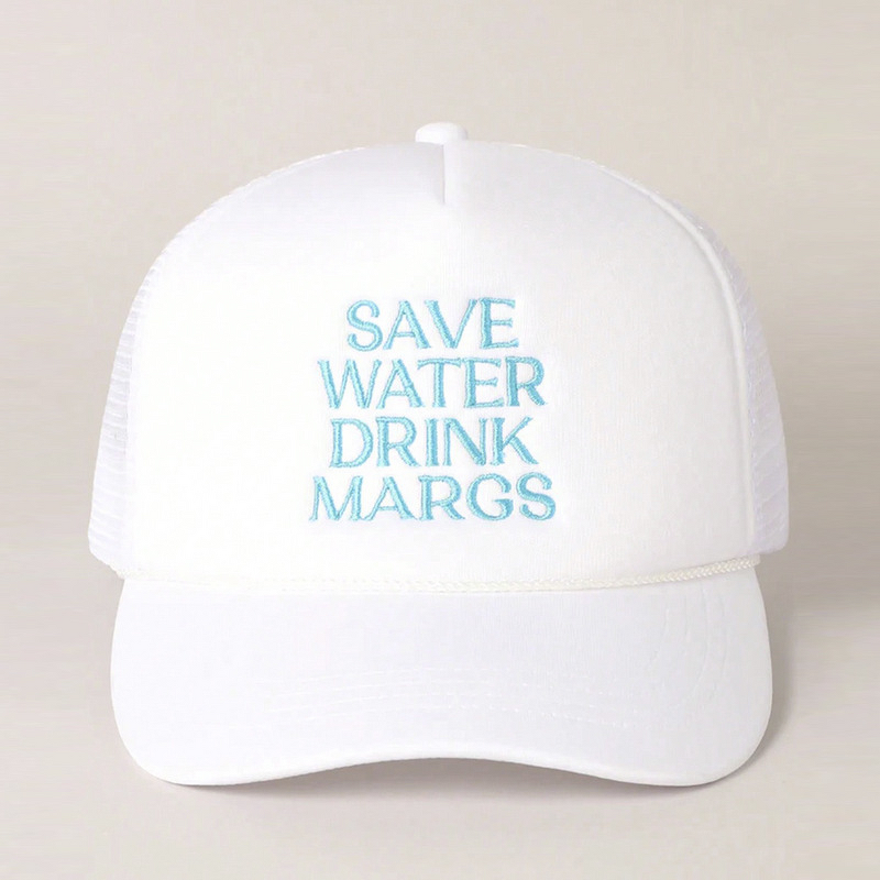 Baseball Cap Factory - OEM New Fashion Letter Embroidery Strap Mesh PVC