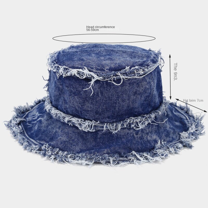 Basin Hat Manufacturer - OEM Korean Washed Rough Brim Double-sided Retro