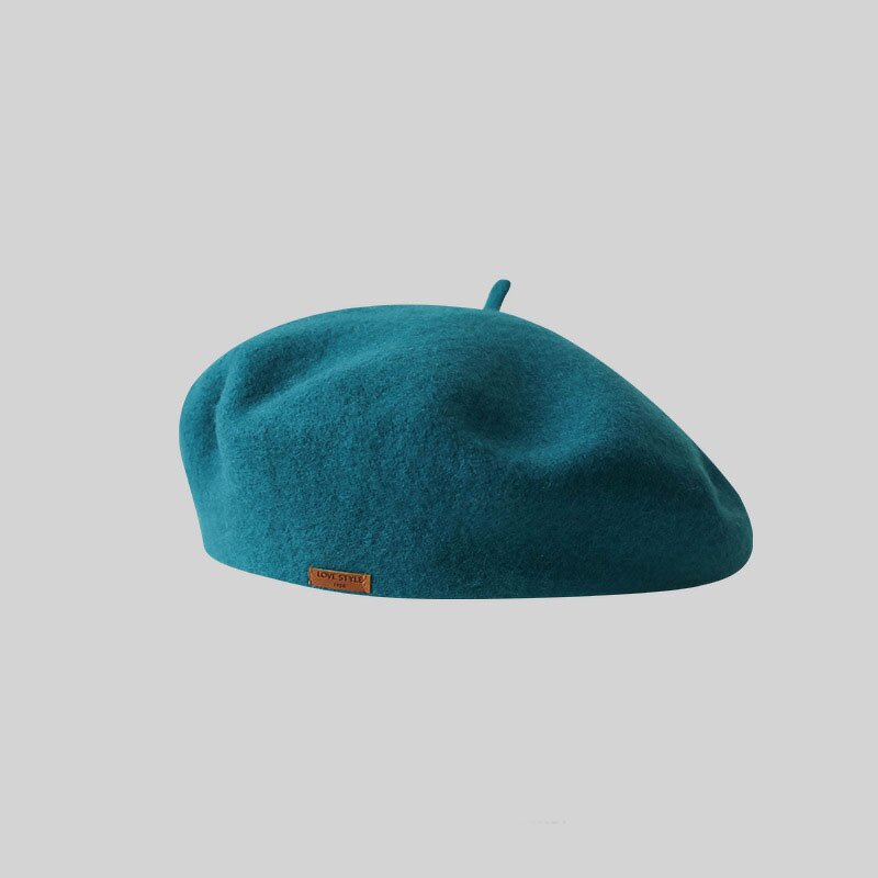 Women's Beret Supplier - OEM High Quality Vintage PU Leather Labeled