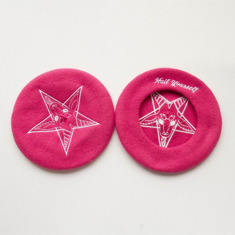 Wool Felt Beret Supplier - OEM Customized High Quality Elegant Embroidery