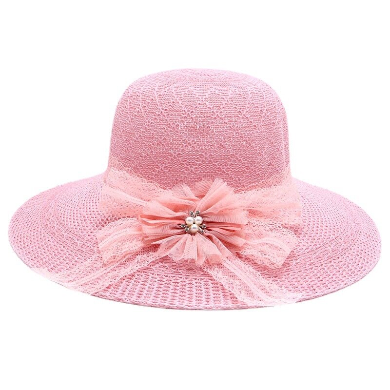 Lace Hat Manufacturer - OEM Wholesale Fashionable Women's Flower-patterned