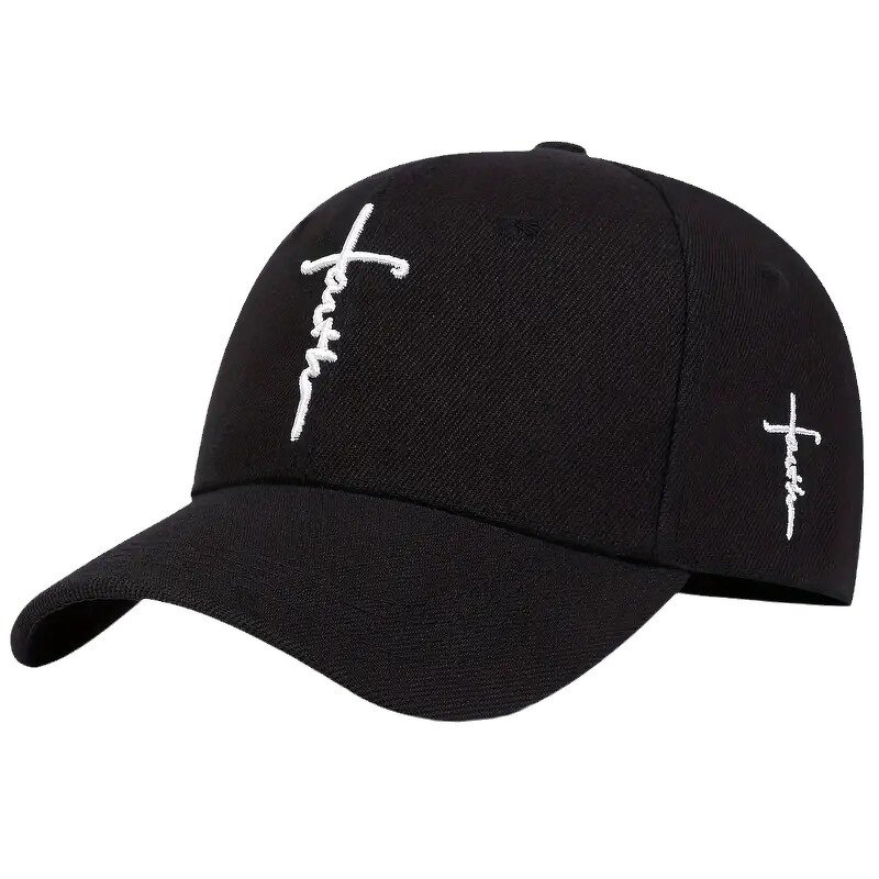 Baseball Cap Manufacturer - OEM Factory Direct Unisex Customizable Faith Cross
