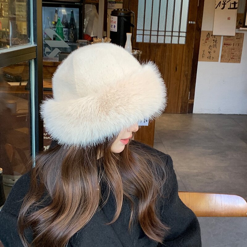 Fisherman Hat Manufacturer - OEM Autumn Winter Warm Mongolia Imitation Fur
