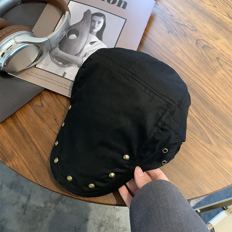 Newsboy Caps Supplier - OEM Adjustable Men's Women's Cotton Ivy Flat