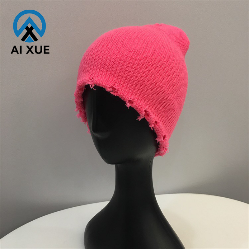 Y2K Beanie Manufacturer - OEM New Distressed Digital Puff Print Patch