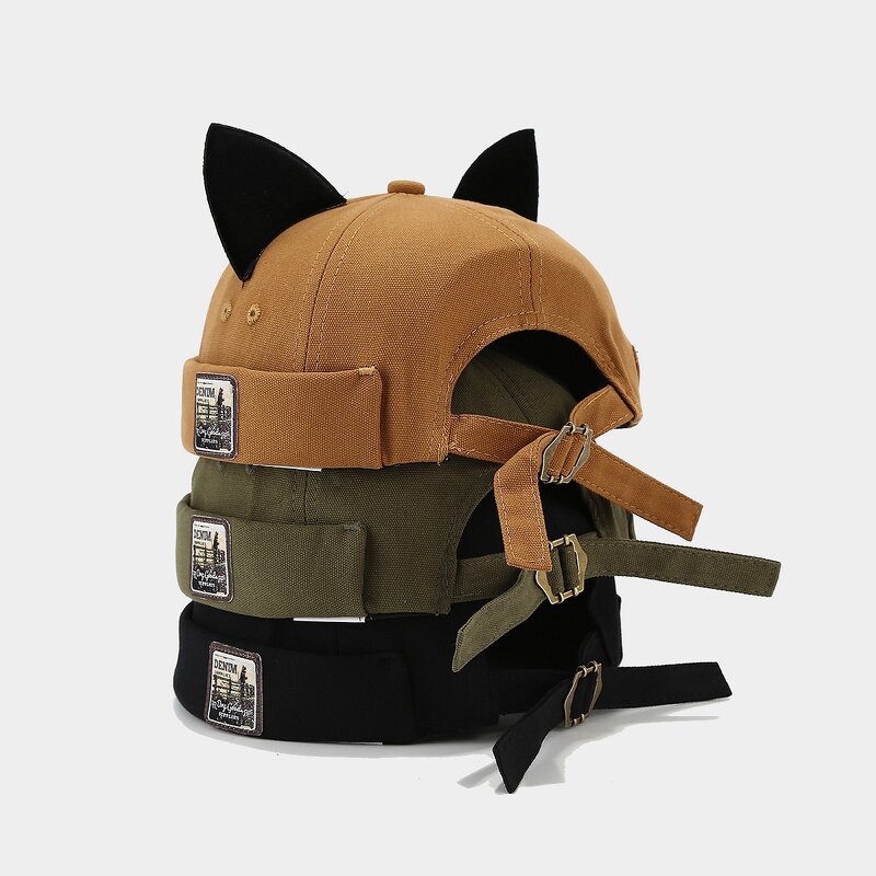 Japanese Baseball Cap Factory - OEM Summer Cute Cat Ear Korean Hipster