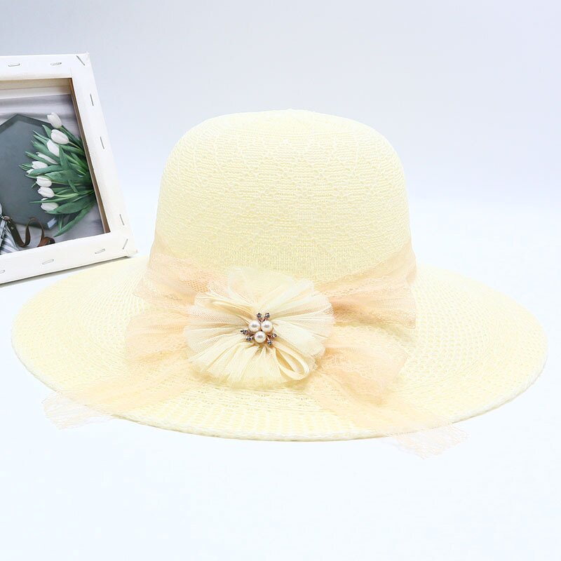 Lace Hat Manufacturer - OEM Wholesale Fashionable Women's Flower-patterned