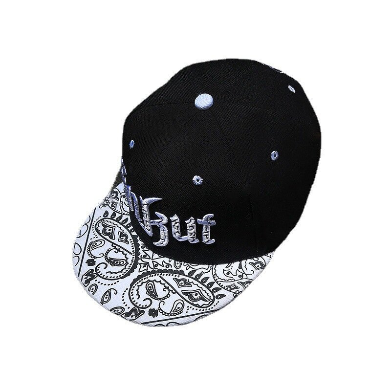 Flat Hat Manufacturer - OEM New Couple Korean Style 3D Embroidery Gold