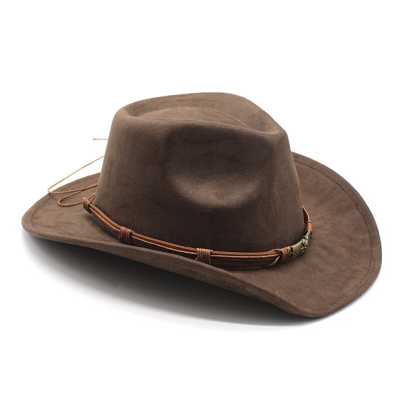 Suede Cowboy Hat Factory - OEM NEW Men Women Solid Color Vintage Minimalist