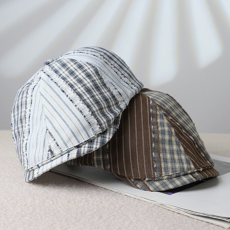 Spliced Beret Manufacturer - OEM Original Spring New Cut Sewn Patch Stylish