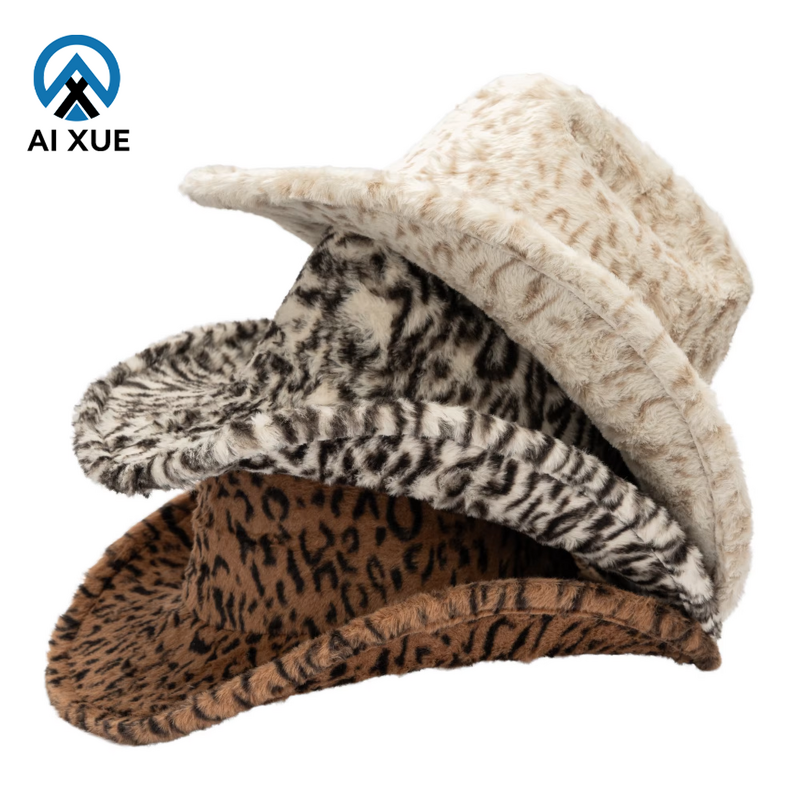 Wool Felt Hat Manufacturer - OEM Winter High Quality Leopard Print Double