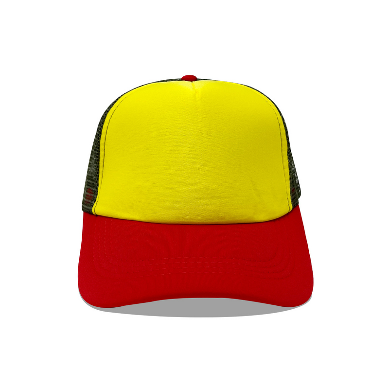 Trucker Hat Manufacturer - OEM Unisex PVC Sponge Mesh Solid Color 6-Panel
