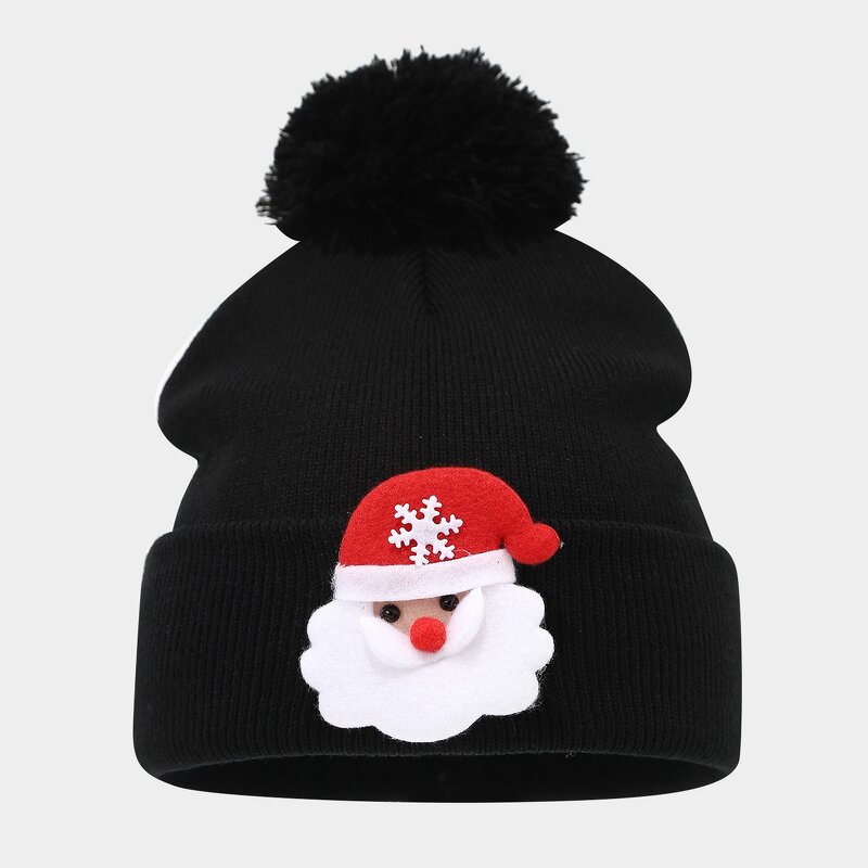 Christmas Beanie Hat Factory - OEM New Cute Unisex Santa Claus Acrylic Fit