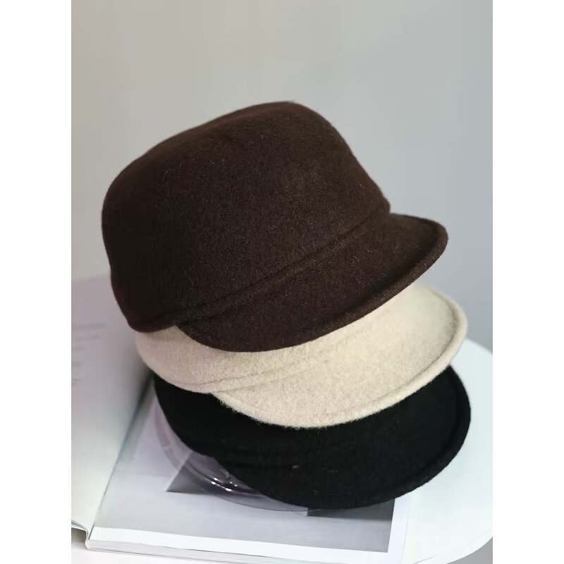 Korean Beret Manufacturer - OEM Spring Summer Warm Knitted Outdoor Striped